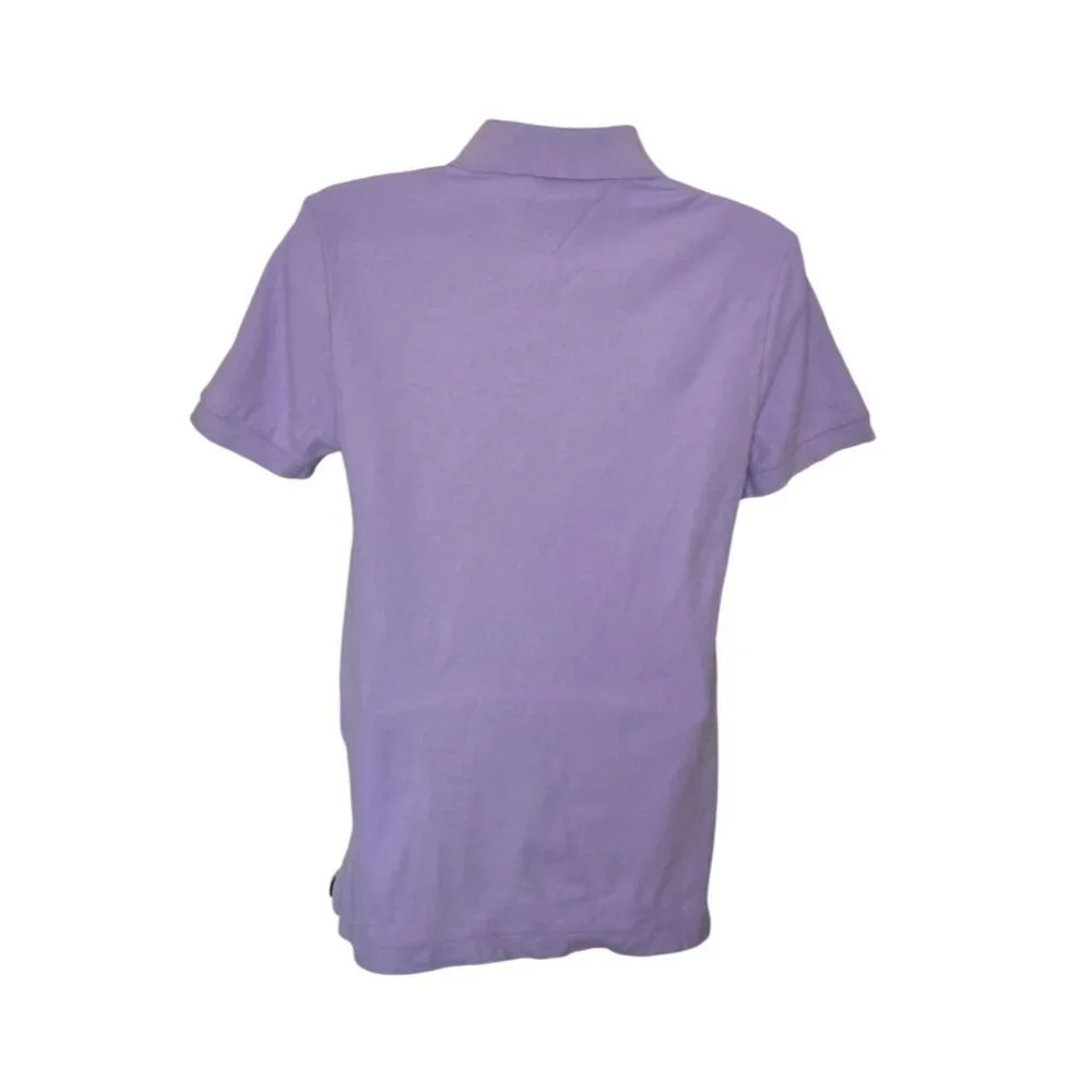 Tommy Hilfiger Polo Shirt Men's Custom Fit light purple Knit Casual size M - Picture 4 of 7